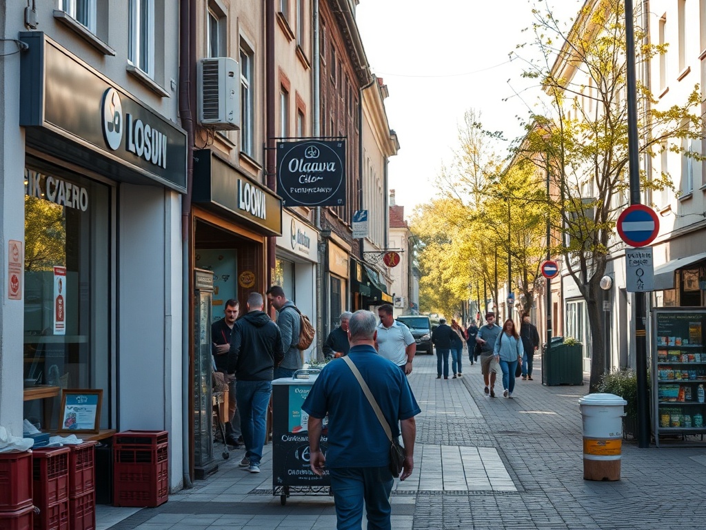 Grafika przedstawiająca nowoczesną przychodnię, symbolizująca dofinansowanie dla przychodni w Oławie